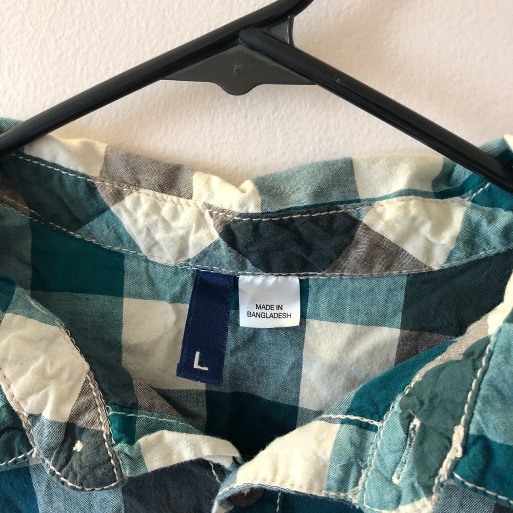 Checkered Button Down - Picture 2 of 2